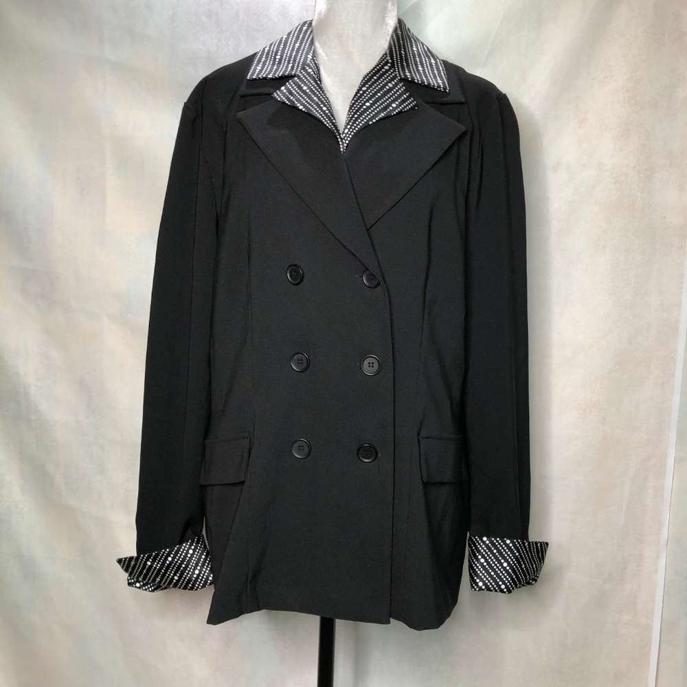 Suits Us career business blazer blouse collar insert (removable)